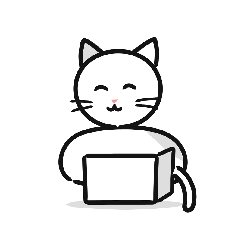 If I fits, I sits: a simple Big Heads style line drawing