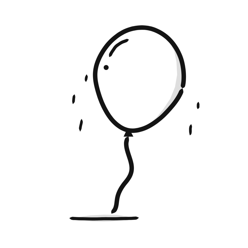 Session expired empty state: a simple Big Heads style line drawing