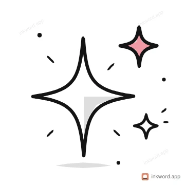 Sparkle icon illustration