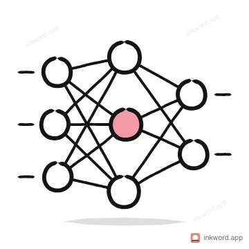 Neural network illustration