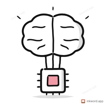 AI brain illustration