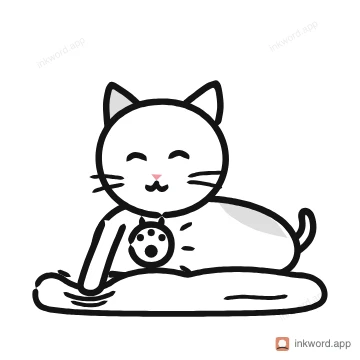 Kneading biscuits illustration