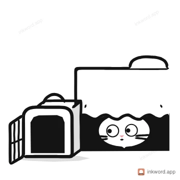 Hiding from the carrier illustration
