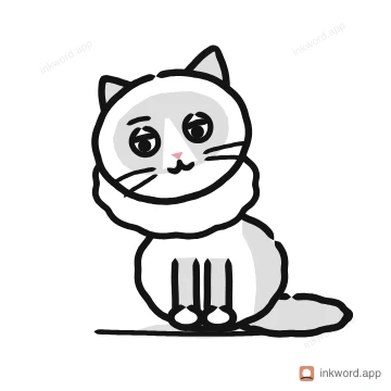 Ragdoll cat illustration