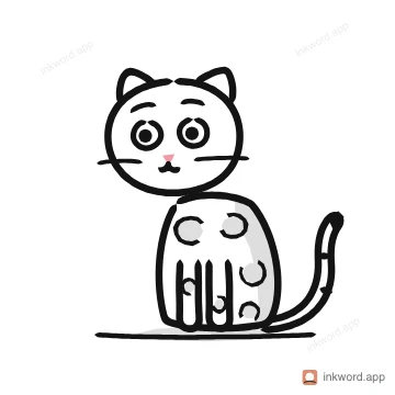 Bengal cat illustration