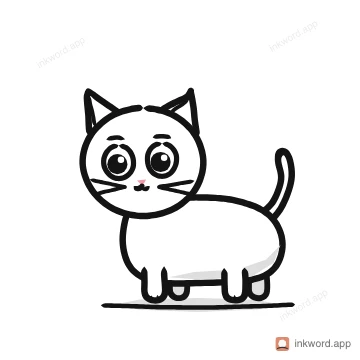 Munchkin cat illustration