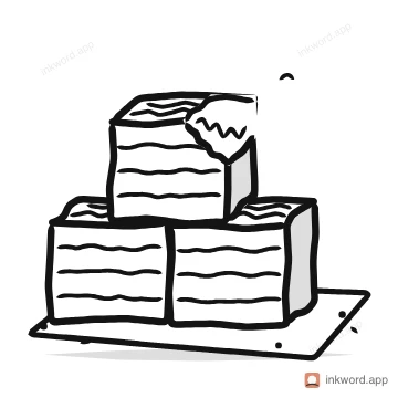 Soan papdi illustration