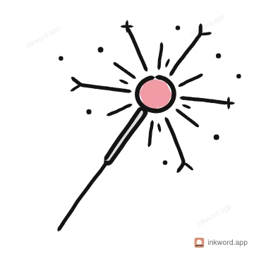 Sparkler illustration