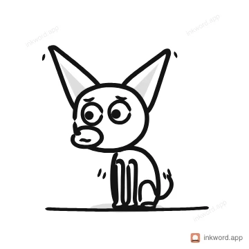 Chihuahua dog illustration