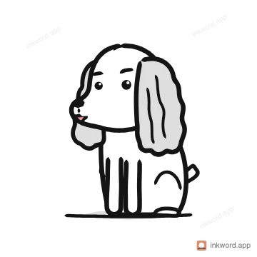 Cocker Spaniel dog illustration