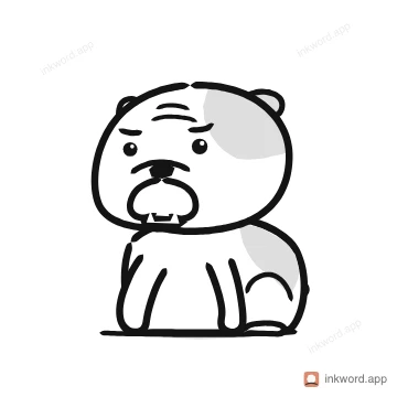 Bulldog illustration