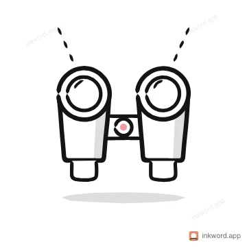 Binoculars empty state illustration