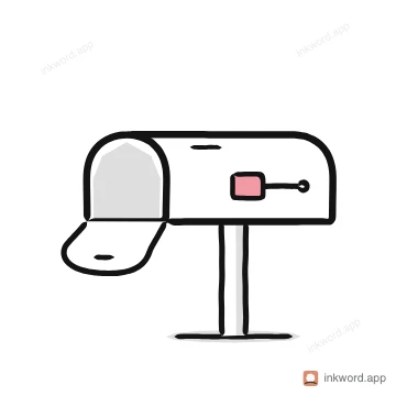 Empty mailbox empty state illustration