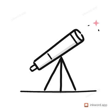 Telescope empty state illustration