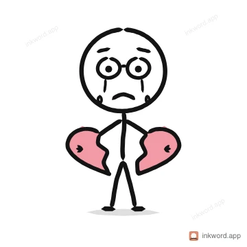 Heartbreak illustration