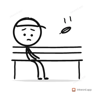 Lonely illustration
