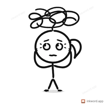 Overthinking illustration
