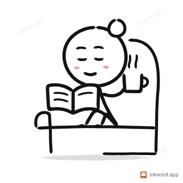 Reading illustration
