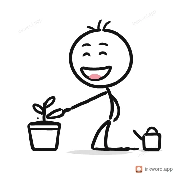 Gardening illustration