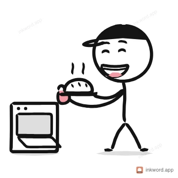 Baking illustration