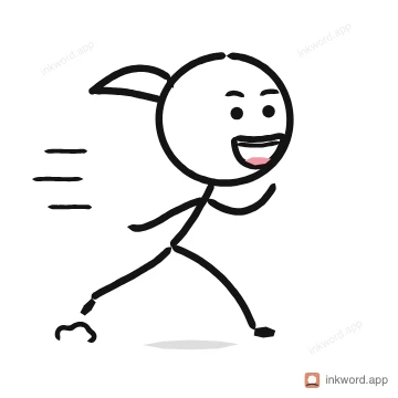 Running illustration