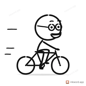 Cycling illustration