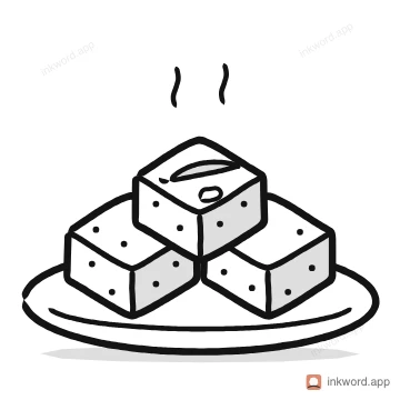 Dhokla illustration