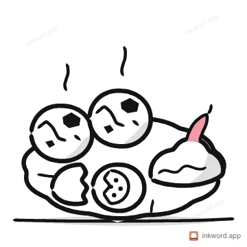 Litti chokha illustration
