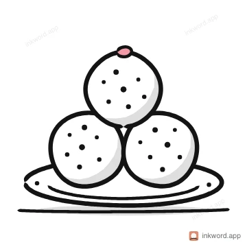 Laddoo illustration